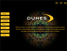 Tablet Screenshot of dunes.ae